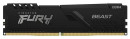 Оперативная память для компьютера 8Gb (1x8Gb) PC4-21300 2666MHz DDR4 DIMM CL16 Kingston FURY Beast Black KF426C16BB/82