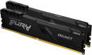 Оперативная память для компьютера 64Gb (2x32Gb) PC4-25600 3200MHz DDR4 DIMM CL16 Kingston FURY Beast Black KF432C16BBK2/642
