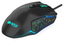 Игровая мышь HIPER DRAKKAR чёрная (USB, 8 кнопок, 10000 dpi, PMW3327, RGB подсветка, регулировка веса)4