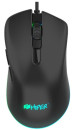 Игровая мышь HIPER COBRA чёрная (USB, 6 кнопок, 5000 dpi, Sunplus A6651B, RGB подсветка)3