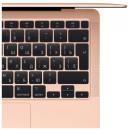 Ноутбук Apple MacBook Air 13 Late 2020 13.3" 2560x1600 Apple -M1 SSD 256 Gb 16Gb Bluetooth 5.0 WiFi (802.11 b/g/n/ac/ax) Apple M1 (7-core) золотистый macOS Z12A0008Q3