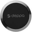 Deppa Автомобильный держатель Mage Flat для смартфонов, магнитный, серый.