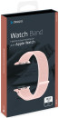 Deppa Ремешок Band Nylon для Apple Watch 38/40 mm, нейлоновый, розовый.2