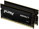 Оперативная память для ноутбука 16Gb (2x8Gb) PC4-25600 3200MHz DDR4 SO-DIMM CL20 Kingston FURY Impact KF432S20IBK2/162