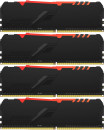 Оперативная память для компьютера 32Gb (4x8Gb) PC4-28800 3600MHz DDR4 DIMM CL17 Kingston Fury Beast RGB KF436C17BBAK4/322