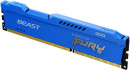 Оперативная память для компьютера 4Gb (1x4Gb) PC3-12800 1600MHz DDR3 DIMM CL10 Kingston FURY Beast Blue KF316C10B/42