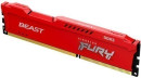 Оперативная память для компьютера 8Gb (1x8Gb) PC4-14900 1866MHz DDR3 DIMM CL10 Kingston FURY Beast Red KF318C10BR/82