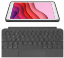 Клавиатура проводная Logitech Combo Touch for iPad 7-8-9 Gen Smart Connector графитовый 920-0099945