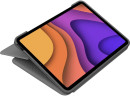 Клавиатура беспроводная Logitech Keyboard Folio Touch for iPad Air (4th gen) Smart Connector серый 920-0100003