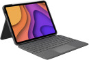Клавиатура беспроводная Logitech Keyboard Folio Touch for iPad Air (4th gen) Smart Connector серый 920-0100004