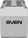 Stabilizer SVEN VR-F1000 (320W, Input 185V-285V, 4 CEE7 / 4 sockets (2 stabilized sockets, 2 power filter sockets), 230V out, plastic case, silver color)2