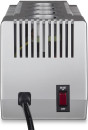 Stabilizer SVEN VR-F1000 (320W, Input 185V-285V, 4 CEE7 / 4 sockets (2 stabilized sockets, 2 power filter sockets), 230V out, plastic case, silver color)4