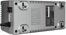 Stabilizer SVEN VR-F1000 (320W, Input 185V-285V, 4 CEE7 / 4 sockets (2 stabilized sockets, 2 power filter sockets), 230V out, plastic case, silver color)6