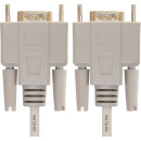Greenconnect Кабель COM RS-232 порта соединительный 10m GCR-DB9CM2M-10m, 9M / 9M Premium, серый, пластиковый пакет3