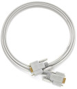 Greenconnect Кабель COM RS-232 порта соединительный 10m GCR- DB9CF2F-10m, 9F / 9F Premium, серый, пластиковый пакет2