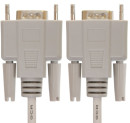 Greenconnect Кабель COM RS-232 порта соединительный 10m GCR- DB9CF2F-10m, 9F / 9F Premium, серый, пластиковый пакет4