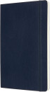 Блокнот Moleskine CLASSIC SOFT DOUBLE NB313SB20 Large 130х210мм 192стр. линейка/нелинованный мягкая обложка синий2