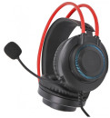 Наушники с микрофоном A4Tech Bloody G200S черный/красный 2м мониторные USB оголовье (G200S USB/ BLACK +RED)2