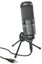 Микрофон проводной Audio-Technica AT2020USB+ черный