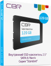 CBR Внутренний SSD-накопитель SSD-120GB-2.5-ST21, серия "Standard", 120 GB, 2.5", SATA III 6 Gbit/s, Phison PS3111-S11, 3D TLC NAND, R/W speed up to 550/420 MB/s, TBW 100 TB5
