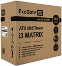 Корпус ATX Exegate i3 MATRIX Без БП чёрный EX289022RUS4