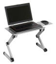 Стол для ноутбука Cactus CS-LS-T8 серебристый 27x42см2
