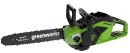 Greenworks Цепная пила аккумуляторная GreenWorks  GD40CS15, 40V, 35 см, бесщеточная,  до 1,5 КВТ, с АКБ 2АЧ и ЗУ [2005707UA]2