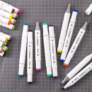 Набор маркеров для скетчинга Deli 70801-48 двойной пиш. наконечник 1-7мм пластиковая коробка (48шт.)5