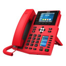 Телефон IP Fanvil X5U-R красный5