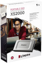 Внешний SSD диск 1.8" 1 Tb USB Type-C Kingston XS2000 Portable серебристый SXS2000/1000G2
