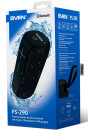 SVEN PS-290, черный, акустическая система 2.0, мощность 2x10 Вт (RMS), Waterproof (IPx6), TWS, Bluetooth, FM, USB, microSD, встроенный аккумулятор10