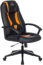 Кресло для геймеров Zombie Zombie 8 чёрный оранжевый