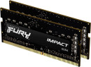 Оперативная память для ноутбука 32Gb (2x16Gb) PC4-25600 3200MHz DDR4 SO-DIMM CL20 Kingston FURY Impact KF432S20IBK2/322
