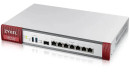 ZYXEL ZyWALL USG FLEX 500 firewall with 1 year subscription set (AS, AV, CF, IDP), Rack, 7 configurable (LAN / WAN) ports GE, 1xSFP, 2xUSB3.0, AP Controller (8/72), Device HA Pro3