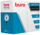 Кабель сетевой Buro UTP 4 пары cat5E solid 0.48мм CCA 305м серый7