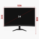 Монитор 24" ViewSonic Gaming VX2468-PC-MHD черный VA 1920x1080 250 cd/m^2 4 ms HDMI DisplayPort2