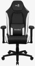 Кресло для геймеров Aerocool CROWN Leatherette Black White чёрный белый2