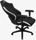 Кресло для геймеров Aerocool CROWN Leatherette Black White чёрный белый5