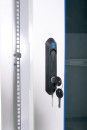 Шкаф телекоммуникационный напольный ЭКОНОМ 48U (600  800) дверь стекло, дверь металл6