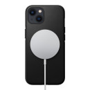 Накладка Nomad Modern Leather Case для iPhone 13 чёрный NM010618853