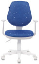 Кресло детское BRABIX "Fancy MG-201W" синий рисунок2