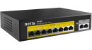 Коммутатор Netis P110C 10-портовый PoE+ коммутатор Fast Ethernet / 8*PoE+ 2 порта 802.3af/802.3at2