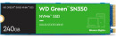 Твердотельный накопитель SSD M.2 240 Gb Western Digital SN350 Read 2400Mb/s Write 900Mb/s 3D NAND TLC