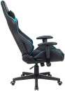 Кресло для геймеров A4TECH X7 GG-1100 чёрный голубой2