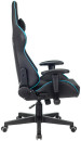 Кресло для геймеров A4TECH X7 GG-1100 чёрный голубой5
