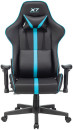 Кресло для геймеров A4TECH X7 GG-1200 чёрный голубой4