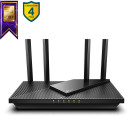 Wi-Fi роутер TP-LINK Archer AX55 802.11abgnacax 2976Mbps 2.4 ГГц 5 ГГц 4xLAN USB3.0 черный