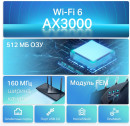 Wi-Fi роутер TP-LINK Archer AX55 802.11abgnacax 2976Mbps 2.4 ГГц 5 ГГц 4xLAN USB3.0 черный6