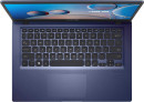 Ноутбук ASUS X415JF-EK155T 14" 1920x1080 Intel Pentium-6805 SSD 256 Gb 4Gb nVidia GeForce MX130 2048 Мб синий Windows 10 Home 90NB0SV3-M019506