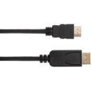 Кабель HDMI DisplayPort 1.8м AOpen ACG494-1.8M круглый черный2